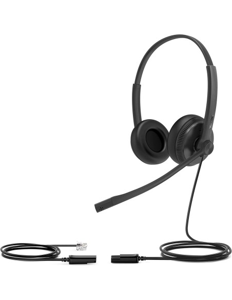 Yealink YHS34 Duo RJ9 Uçlu Taçlı Kulak Üstü Kulaklık