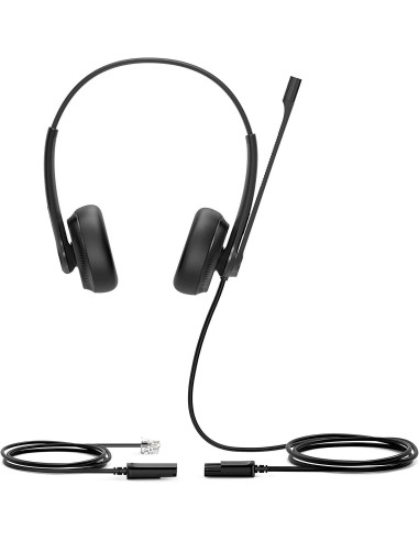 Yealink YHS34 Duo RJ9 Uçlu Taçlı Kulak Üstü...