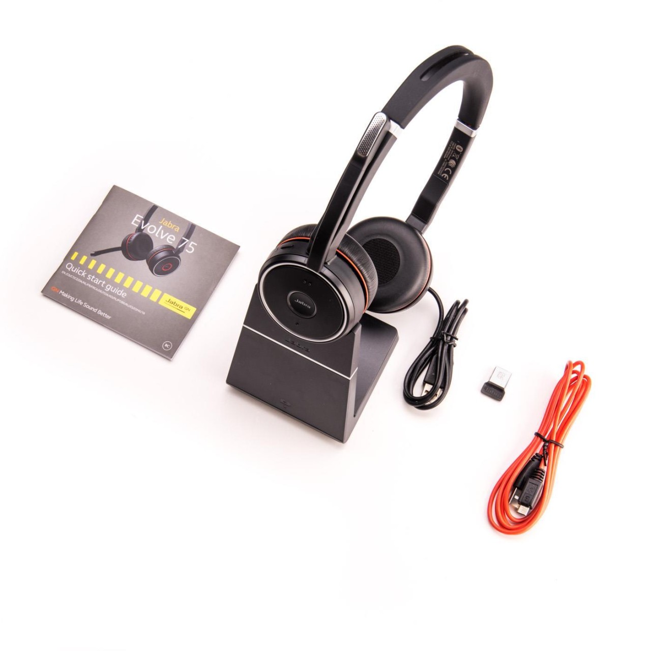 Jabra Evolve 75 Stereo Şarj Üniteli Kulaklık...