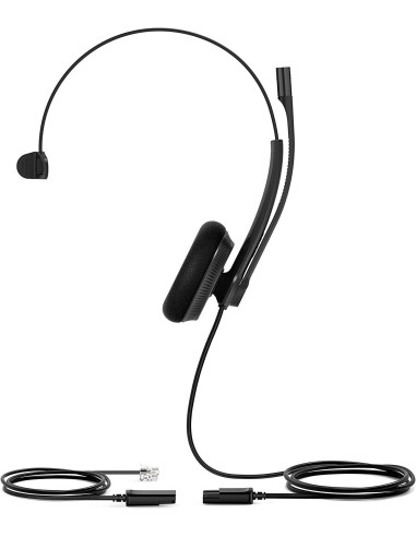 Yealink YHS34 Mono RJ9 Uçlu Taçlı Kulak Üstü...