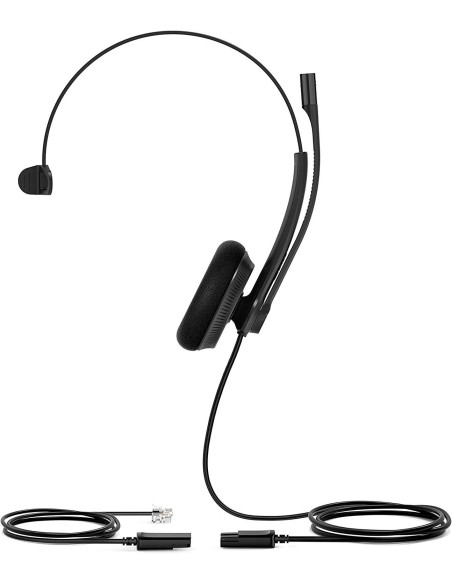 Yealink YHS34 Mono RJ9 Uçlu Taçlı Kulak Üstü Kulaklık