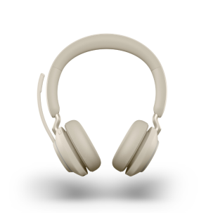 Jabra Evolve2 75 USB-A MS Bej Kablosuz Kulak Üstü Kulaklık