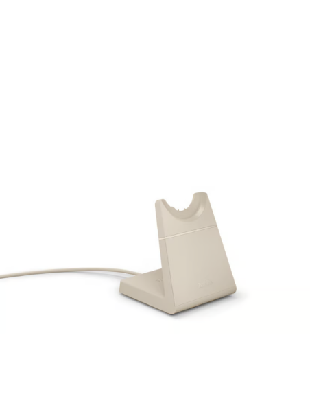 Jabra Evolve2 65 Duo Bej Usb-C Ms Şarj Standlı Kablosuz Kulak Üstü Kulaklık