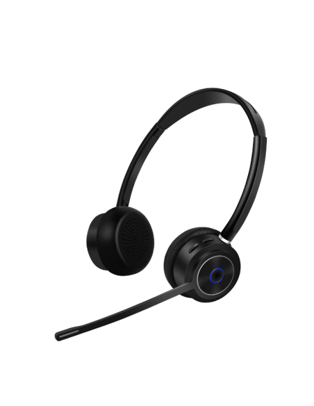 Inbertec CB110 Duo Ofis İçi Mikrofonlu Kablosuz Bluetooth Çağrı Merkezi Kulaklığı