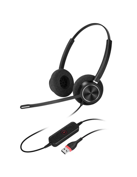 Inbertec C10DU Duo Mikrofonlu Çağrı Merkezi Kulaklığı