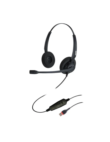 Inbertec UB210DU Duo Mikrofonlu Gürültü Önleyici Çağrı Merkezi Kulaklığı