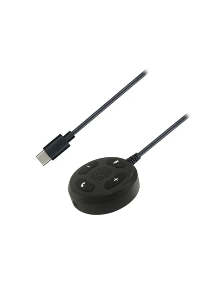 Inbertec 3,5mm Jak'dan USB-A ve USB-C Dönüştürücü Arama Cevaplama ve Ses Kontrol Aparatı ( MS Teams Uyumlu )