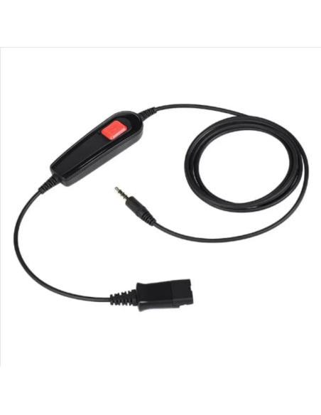 Inbertec QD'den 3,5mm Stereo Jak Dönüştürücü Kablo ( Cep Telefonları İçin )